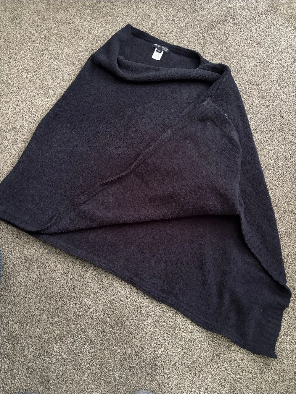 Barefoot Dreams Navy Cozy Poncho - Picture 3 of 5